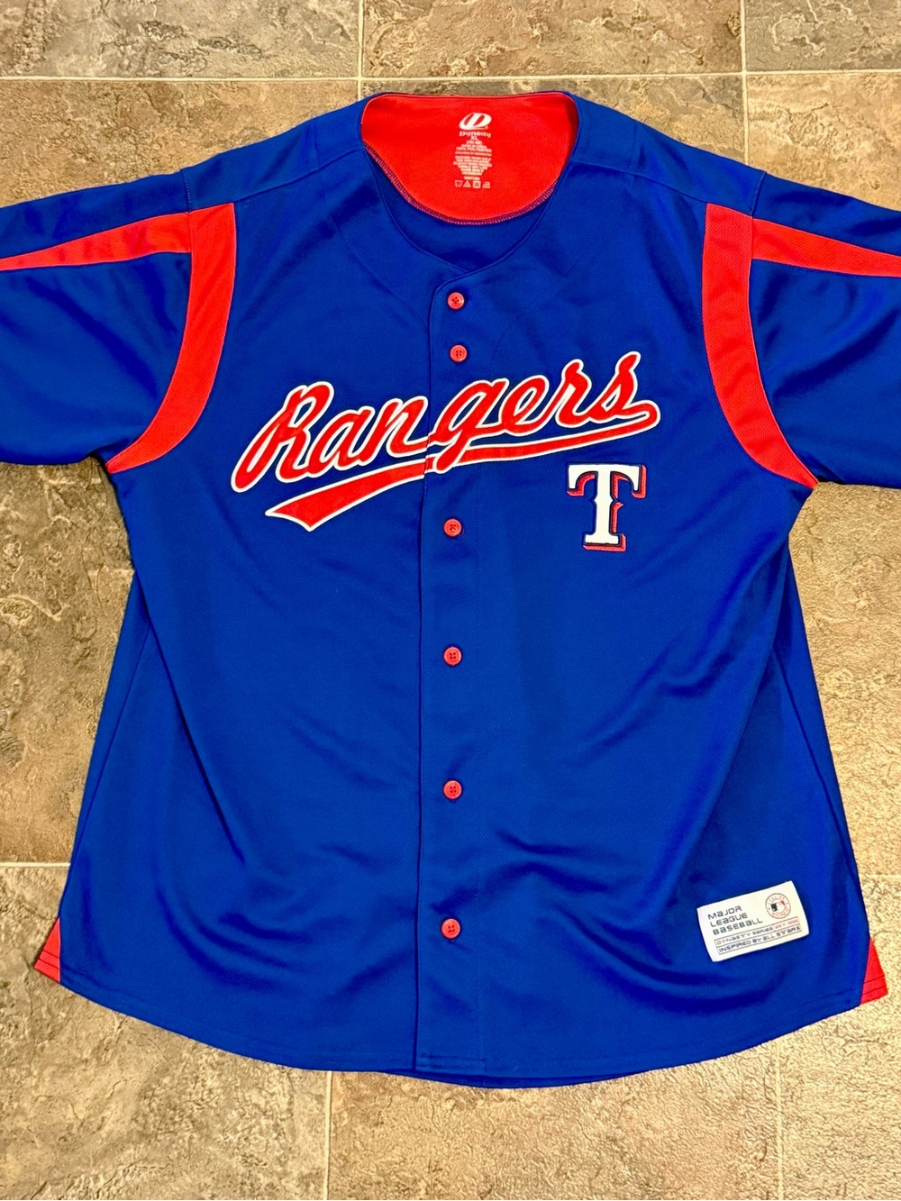 RANGERS BASEBALL JERSEY